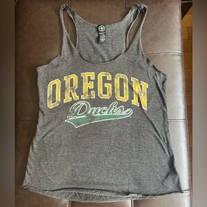 Oregon Ducks Gray Tank Top